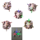 5 Adet Çıtçıtlı Mini LED Lamba 3 LED’li, 3 Aydınlatma Modlu, Basmalı Düğmeli, 15 Adet LR1130 Pil Dahil, Dekorasyon, Kamp, Dolap ve Parti İçin Pilli Işık Hobi Maket