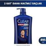 5 Adet Clear Men Kenan Yıldız Ultra Hacim Kepeğe Karşı Etkili Ekstra Büyük Boy Şampuan 895 ml