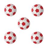 5 Adet Çocuk Odası Mobilya Kulp Dolap Düğme Futbol Topu