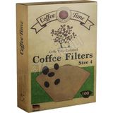 5 Adet Coffe Time Kahve Filtre Kağıdı No:4 100'LÜ
