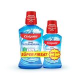 5 Adet Colgate Plax Blue Nane Ferahlığı Ağız Bakım Suyu 500 ml + Plax Green Taze Nane Ağız Bakım Suyu 250 ml
