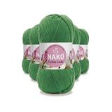 5 Adet Cotton Luks Yelek Tunik Kazak Bluz Hirka Ipi Yunu Yesil 97576