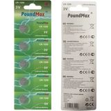 5 Adet Cr1220 Dl1220 1220 Lır1220 3V Poundmax Lityum Pil Lityum Düğme Pil, Küçük Elektronik Cihazlar İçin Araba Anahtarları, Uzaktan Kumandal