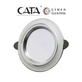5 Adet Ct 5257 6W Zebra Led Spot Beyaz Krom 3 Renk