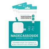 5 Adet Dermal Madecassoside Blemish Control Pad Kızarıklık Karşıtı Ton Eşitleyici Ped 12 Adet