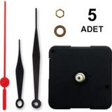5 Adet, Duvar Saat Mekanizması, Sessiz, 10 Mm Şaft, Saat Motoru, Diğer