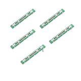 5 ADET Düz Slayt Liner Potansiyometre Mikser Fader Değişken Dirençler B103 10 K Ohm 75mm Çift Kanal Fader