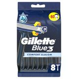 5 Adet Gillette Blue3 Slalom Kullan At Tıraş Bıçağı 8'Li