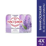 5 Adet Hacı Şakir Güzellik Sabunu Lavanta 70 gr x 4