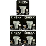 (5 Adet) Heka 6W (50W) 3000K (Sarı Işık) Gu10 Duylu Dim Edilebilir Led Spot Ampul