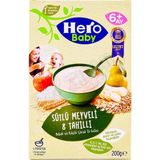 5 Adet Hero Baby Ek Besin Sütlü Meyveli 8 Tahıllı 200 gr