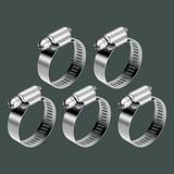 5 Adet Hortum Kelepçesi Tork Ayarlı 23X35 mm Paslanmaz Çelik Boru Metal Kelepçe Ayarlanabilir Kl