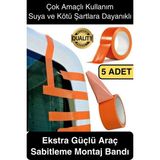 5 Adet Iz Bırakmaz 50MMX 30MT Araba Montaj Bandı Oto Araç Sabitleme Bant Ekstra Güçlü Suya Dayanıklı - Ahşap - diğer