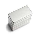 5 Adet - Köşeli Neodyum Mıknatıs, 20x10x1,5 Mm, Güçlü Magnet, N35 Kalite
