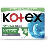 5 Adet Kotex Natural Hijyenik Ped Ultra, Gece 6'Lı