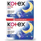 5 Adet Kotex Ped Ultra Double Gece 10'lu