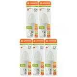 (5 Adet) Ledvance 4,9W Sarı Işık (2700K) E14 Duylu (İnce Duy) Dim Edilebilir Led Ampul