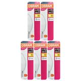 (5 Adet) Ledvance 7,5W Sarı Işık (2700K) E14 Duylu (İnce Duy) Led Ampul