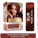 5 Adet Loreal Paris Excellence Creme Nude Renkler Saç Boyası - 5ur Nude Kızıl