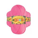 5 Adet Lüks Patik İpi Yünü Pembe 98230 - Bonbon Mudanis