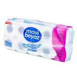5 Adet Mavi Beyaz Tuvalet Kağıdı 10 Lu