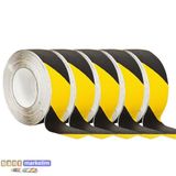 5 Adet Merdiven ve Zemin Kaydırmaz Bant 50MM x 25METRE Sarı Siyah