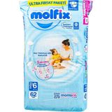 5 Adet Molfix Ultra Fırsat E.large Bebek Bezi 62LI