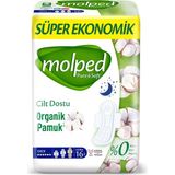 5 Adet Molped Hijyenik Ped Pure & Soft Gece 16'lı