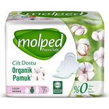 5 Adet Molped Hijyenik Ped Ultra Pure & Soft Tekli Uzun 7'Li