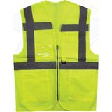 5 Adet Mühendis Ikaz Yeleği 3 Cepli ( 5x Adet ) - Sarı