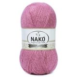 5 Adet Nako Angora Lüks Simli El Örgü İpi (6682gk)