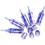 5 Adet Nano Pin Dermapen Bb Glow Serum Fondöten Orijinal Dermapen Iğne Kartuşu Mavi Soketli