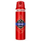 5 Adet Old Spice Captain Erkek Sprey Vücut Deodorantı 150 Ml