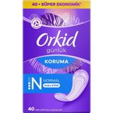5 Adet Orkid Günlük Ped Normal Ekonomik Paket 40'lı