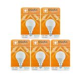 (5 Adet) Osaka 7W (50W) Beyaz Işık E14 Duylu (İnce Duy) Led Mini Ampul