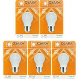 (5 Adet) Osaka 7W (50W) Beyaz Işık E27 Duylu (Kalın Duy) Led Ampul