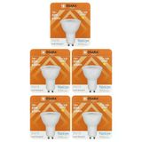 (5 Adet) Osaka 7W (50W) Sarı Işık (3000K) Gu10 Duylu Led Spot Ampul