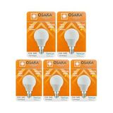 (5 Adet) Osaka 7W (50W) Sarı Işık E14 Duylu (İnce Duy) Led Mini Ampul