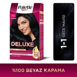 5 Adet Palette Deluxe Saç Boyası 1-1 Gece Mavisi