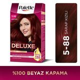 5 Adet Palette Deluxe Saç Boyası 5-889 Şarap Kızılı