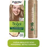 5 Adet Palette Kalıcı Doğal Renkler Saç Boyası 8-16 Küllü Sarı