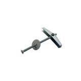 5 ADET PARAŞÜT DUBEL METAL CİVATALI 8CM KATLANIR KANATLI DUBEL ALÇIPAN