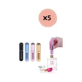 5 Adet Parfüm Şişesi Taşınabilir Mini Doldurulabilir Atomizer Pa