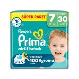 5 Adet Prima Aktif Bebek Fırsat (7 No) 30'Lu