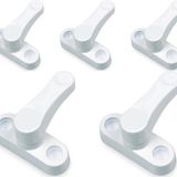 5 Adet Pvc Kapı Pencere Emniyet Kilidi Pimapen Düğmeli Kilit Bebek Çocuk Güvenlik Kiliti Beyaz