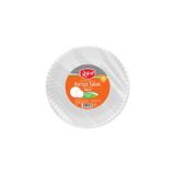 5 Adet Roll-Up Party Dreams Karton Tabak Beyaz 10'lu 22 cm