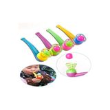 5 Adet Saksafon Top Üfleme Oyunu Karne Hediyesi Eğitici Oyuncak Pipetli Popit