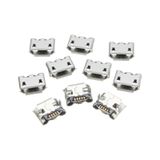 5 Adet Samsung Uyumlu Htc Lg 5 Pin Micro Usb Dişi Şarj Soketi