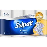 5 Adet Selpak Extra Yağ Emici 8 Li Kağıt Havlu
