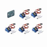 5 Adet- Sg90 Rc Mini Servo Motor 180 C